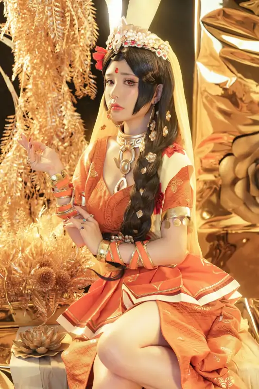 高质量coser爆机少女喵小吉与钛合金TiTi双人作品天竺少女 [169P+5V/1.2G]