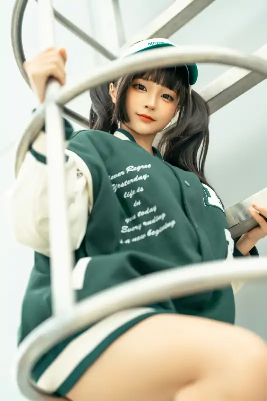 高质量coser蠢沫沫绅士版新作棒球女孩和小虎鲸两套合集 [112P/826M]