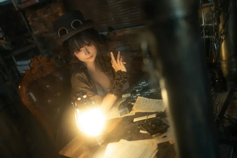 高质量coser蠢沫沫绅士版新作蒸汽朋克少女 [110P/1G]