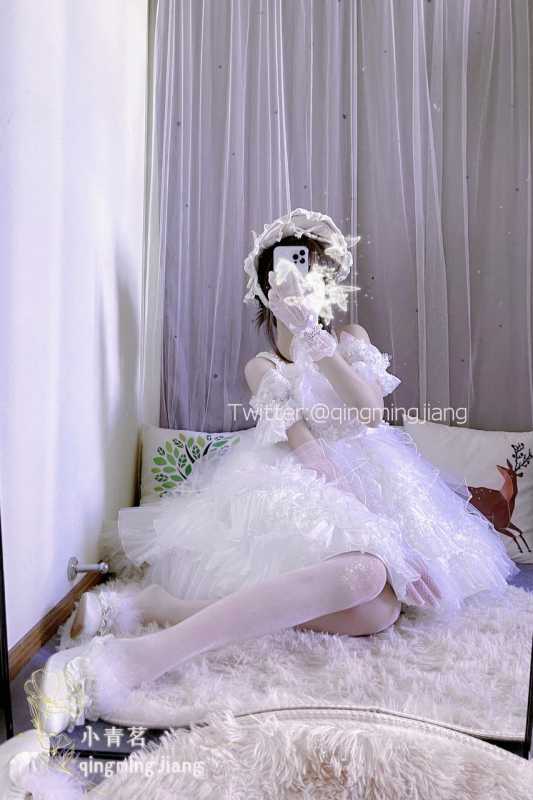 小青茗 白色花嫁纱 [30P+1V/548M]