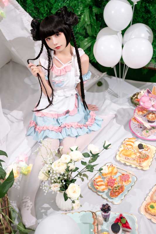 爆机少女喵小吉 小吉的快乐野餐 白色花嫁 [109P+1V/843M]