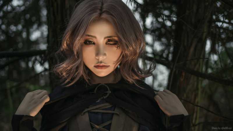 爆机少女喵小吉 艾尔登法环梅琳娜 限定 赛博朋克 [81P+3V/441M]