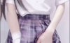 cuteli (小琳)蓝色JK黑白袜 [1V/599M]